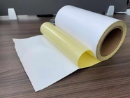 76mm Yellow Glassine Paper 22N Thermal Printer Sticker Roll