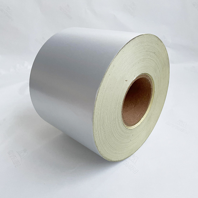 36N Matte Aluminum Foil 76mm Industrial Adhesive Labels